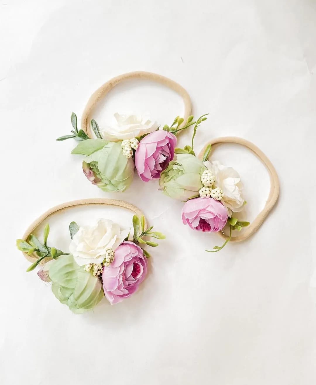 Pastel floral headband