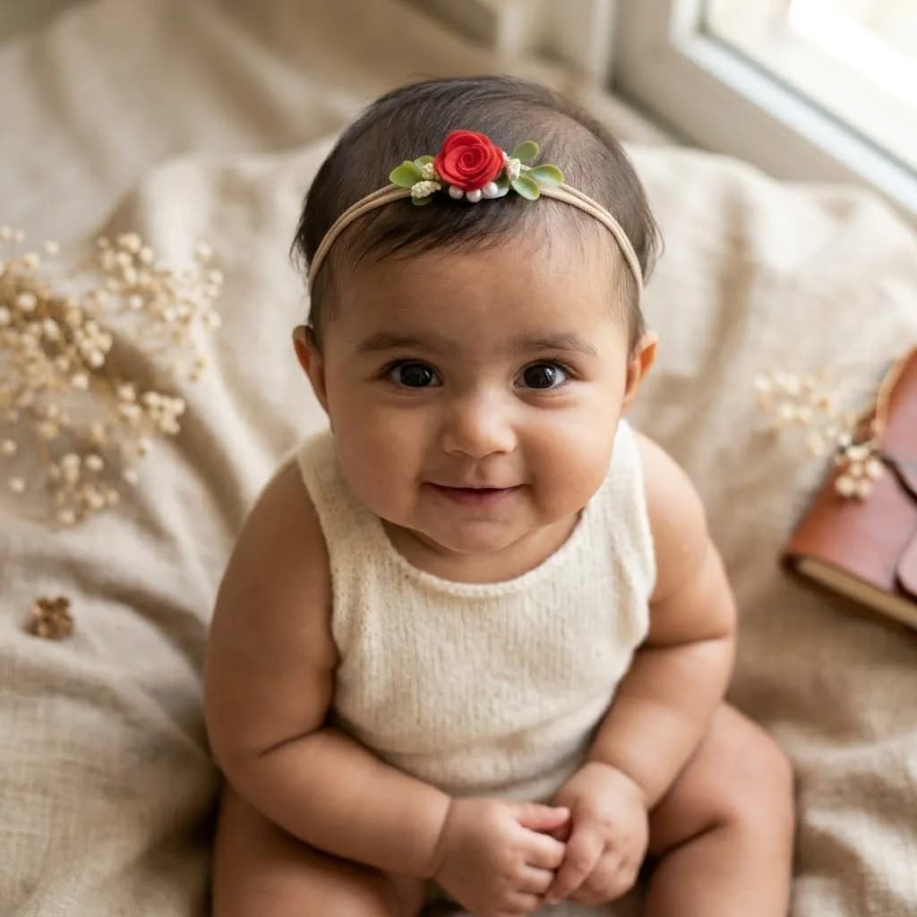 Red Rose Headband