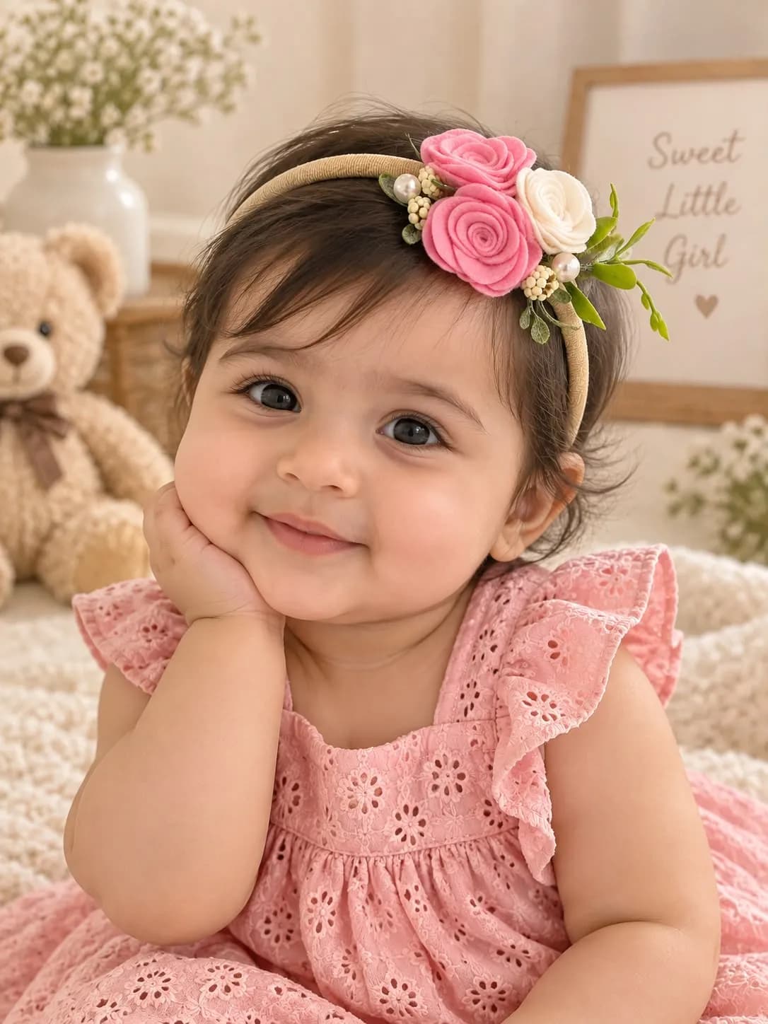 Floral headband