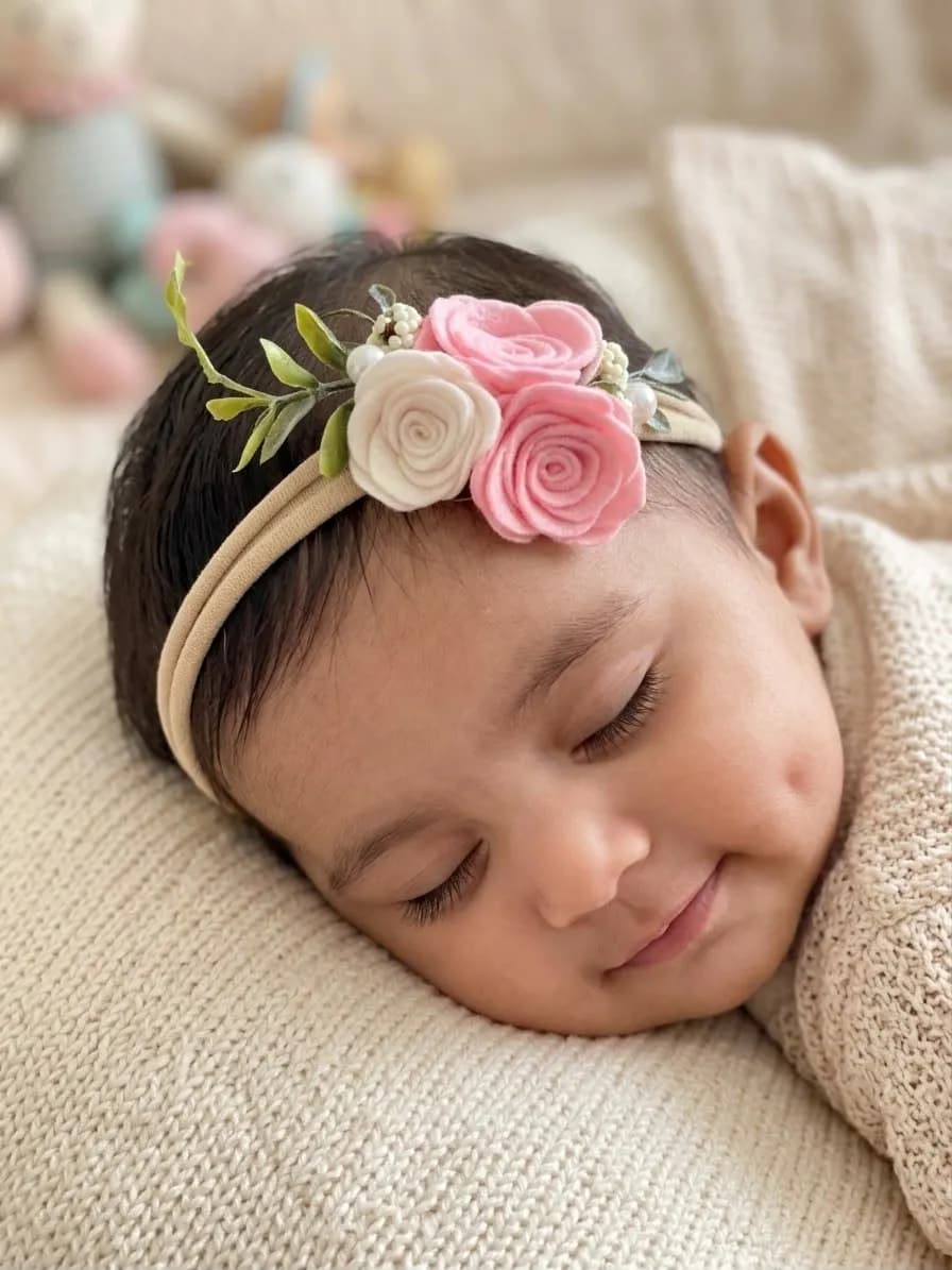 Floral headband
